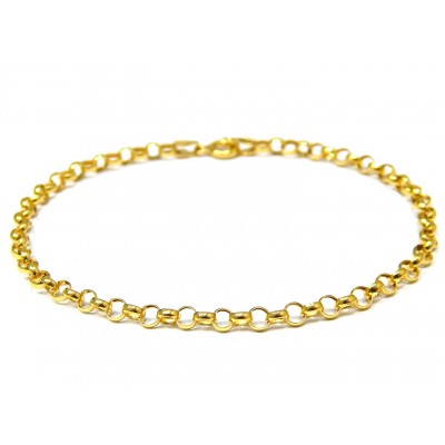 Pulseira Em Ouro 18k Portuguesa 3,15mm